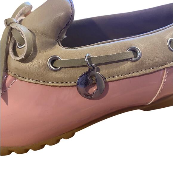 Sporto Paulette Duck Rain Shoes Womens 6MPink Beige Gardening Rubber Soles Snow - Picture 6 of 12